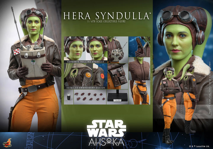 Hot Toys Star Wars Ahsoka Series Hera Syndulla 1/6th Scale Figure