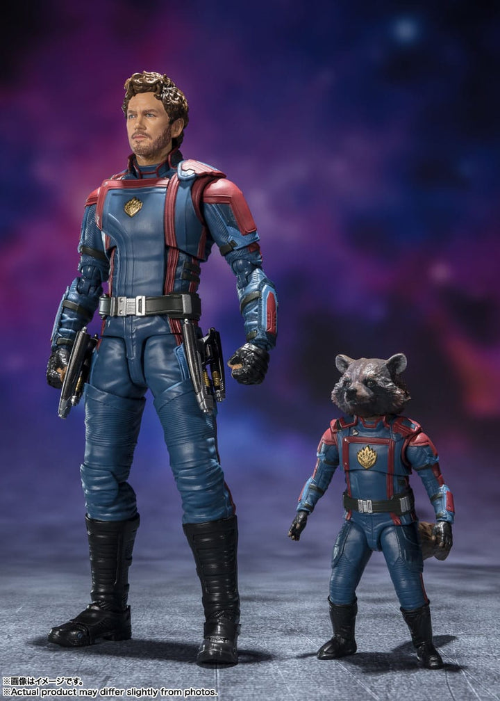Guardians of the Galaxy S.H.Figuarts Star-Lord & Rocket Raccoon Action Figures