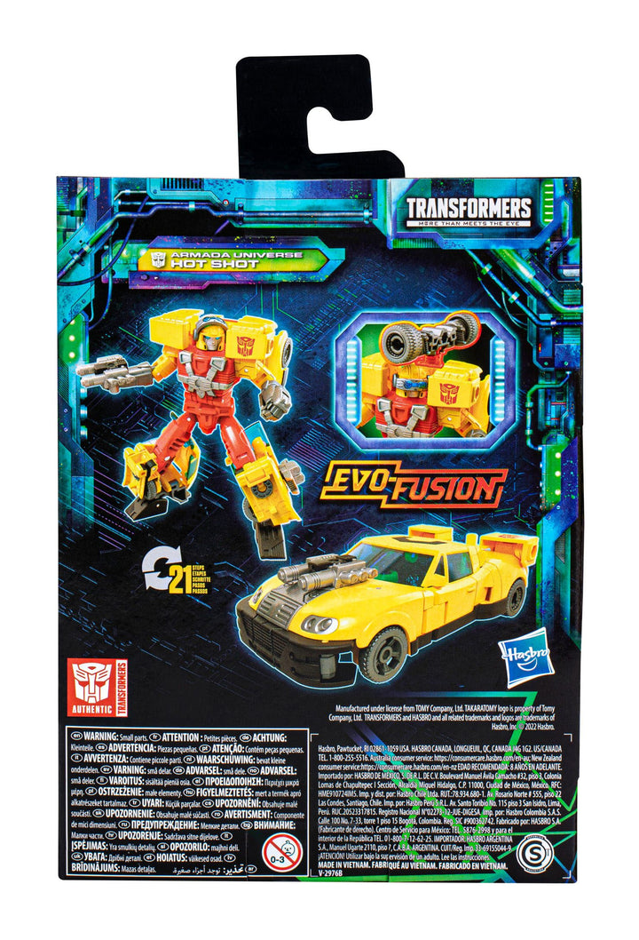 Transformers Legacy Evolution Armada Universe Hot Shot