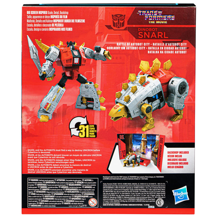 Transformers Studio Series 86-15 Leader The Transformers: The Movie Dinobot Sludge