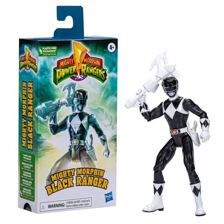 Power Rangers Mighty Morphin Black Ranger Action Figure