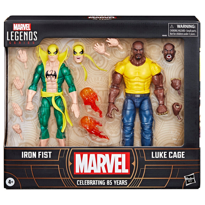 Marvel Legends Series Iron Fist and Luke Cage 6" Action Figures 2-Pack