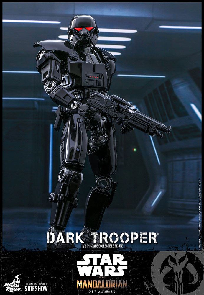 Hot Toys Star Wars The Mandalorian Dark Trooper 1/6th Scale Figure