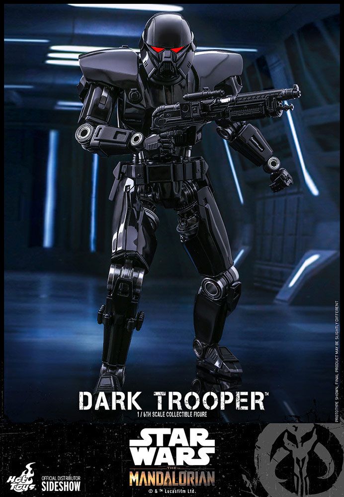 Hot Toys Star Wars The Mandalorian Dark Trooper 1/6th Scale Figure