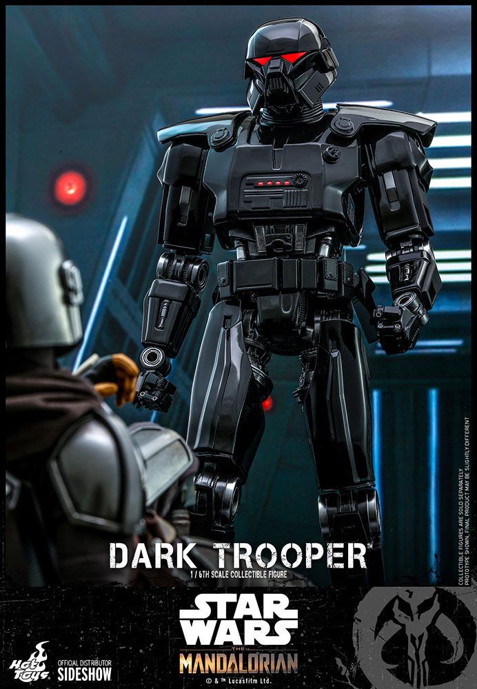 Hot Toys Star Wars The Mandalorian Dark Trooper 1/6th Scale Figure