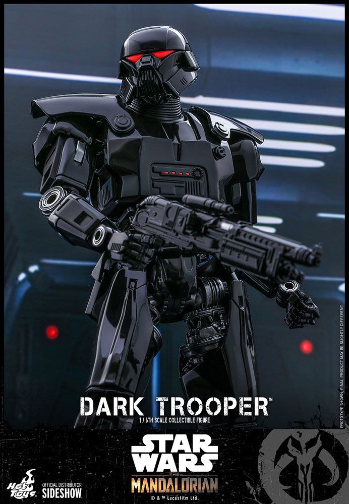 Hot Toys Star Wars The Mandalorian Dark Trooper 1/6th Scale Figure