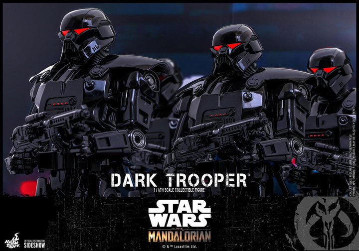 Hot Toys Star Wars The Mandalorian Dark Trooper 1/6th Scale Figure
