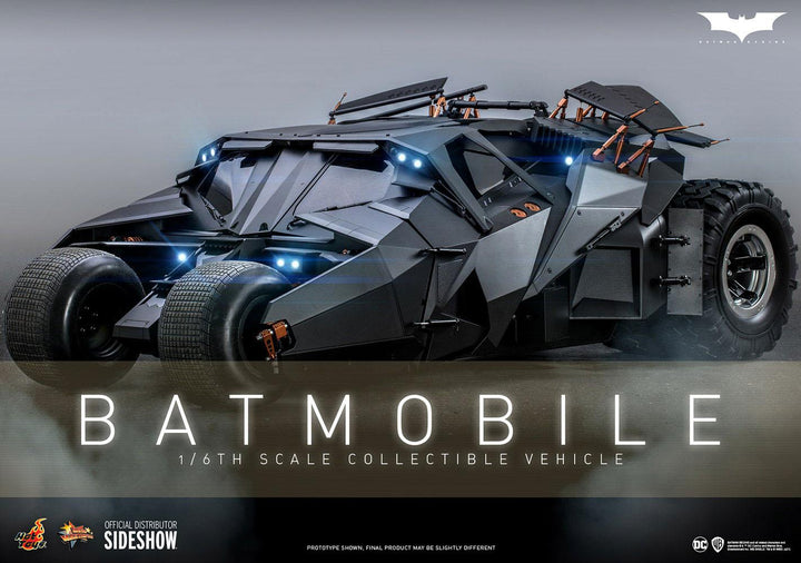 Hot Toys The Dark Knight Trilogy Movie Masterpiece 1/6 Scale 73cm Batmobile