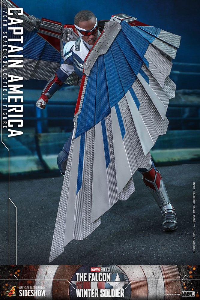 Hot Toys The Falcon and the Winter Soldier Captain America Sam Wilson 1/6 Scale Figure