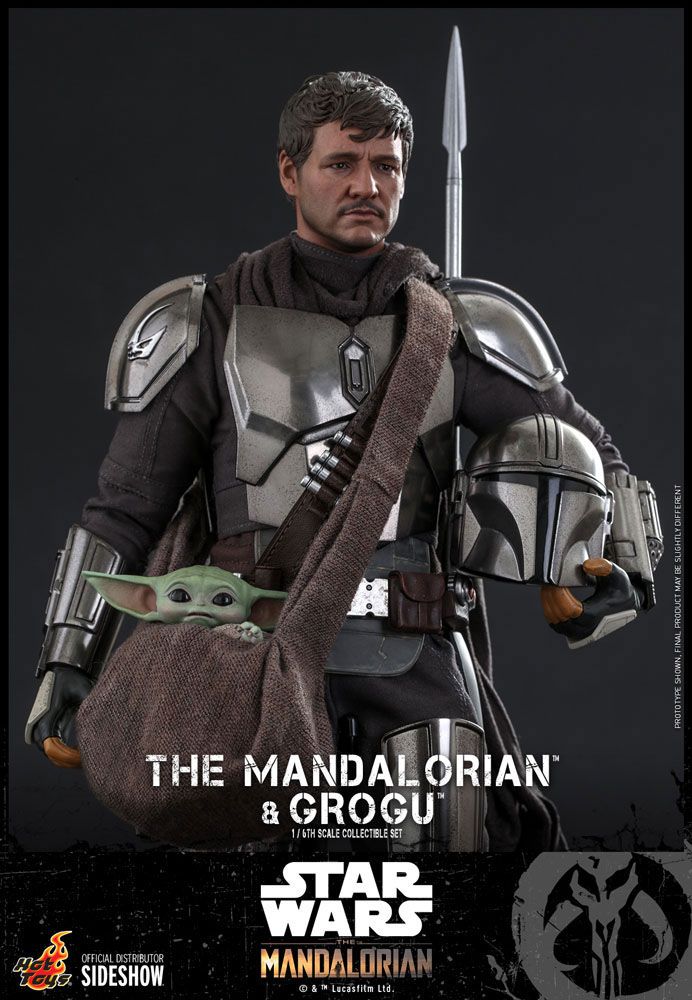 Hot Toys Star Wars The Mandalorian The Mandalorian and Grogu Deluxe 1/6 Scale Figures