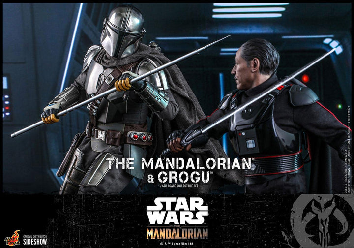 Hot Toys Star Wars The Mandalorian The Mandalorian and Grogu Deluxe 1/6 Scale Figures