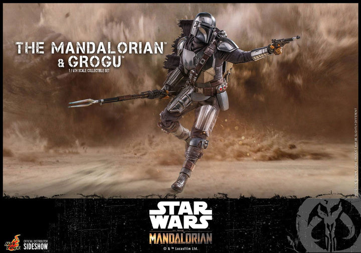 Hot Toys Star Wars The Mandalorian The Mandalorian and Grogu Deluxe 1/6 Scale Figures