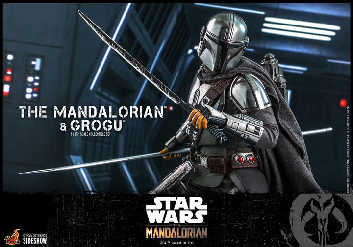 Hot Toys Star Wars The Mandalorian The Mandalorian and Grogu Deluxe 1/6 Scale Figures