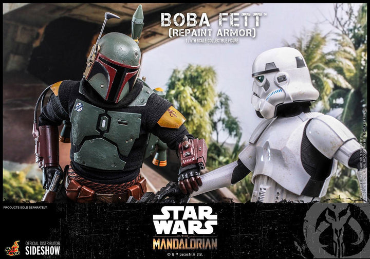 Hot Toys The Mandalorian Boba Fett (Repaint Armor) 1/6th Scale Figure