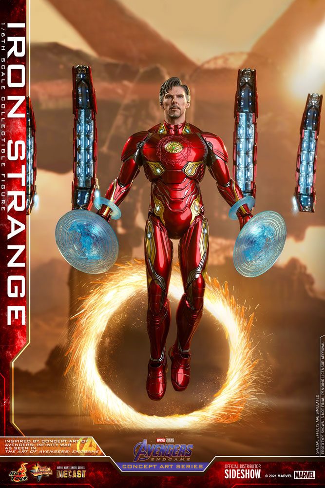 Hot Toys Avengers Endgame Concept Art Series Iron Strange 1/6 Scale Action Figure