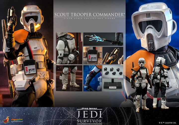 Hot Toys Star Wars Jedi Survivor Scout Trooper Commander 1/6th Scale Figure