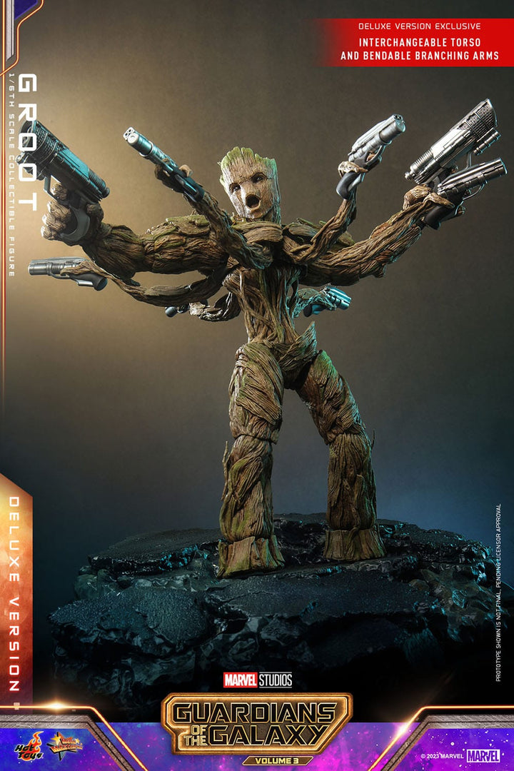 Hot Toys Guardians Of The Galaxy Vol. 3 Groot 1/6th Scale Deluxe Figure