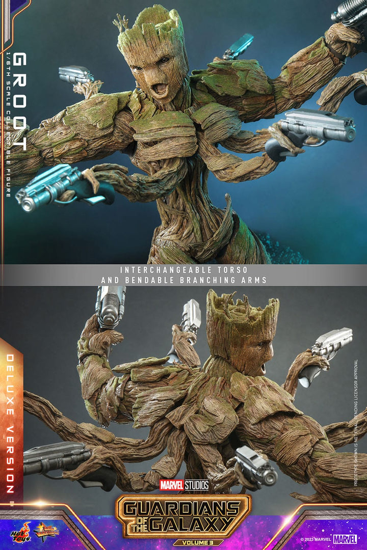Hot Toys Guardians Of The Galaxy Vol. 3 Groot 1/6th Scale Deluxe Figure