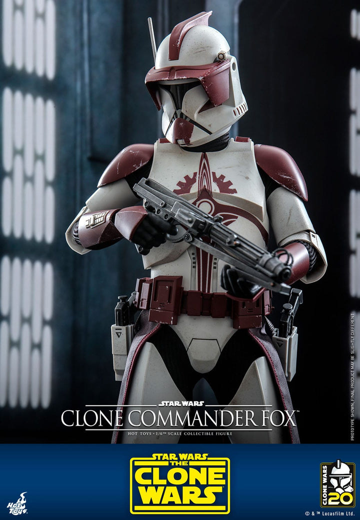 Hot Toys Star Wars The Clone Wars Clone Commander Fox 1/6th Scale Figure