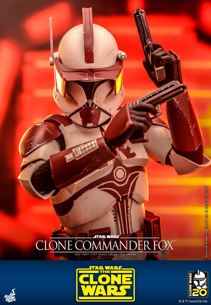 Hot Toys Star Wars The Clone Wars Clone Commander Fox 1/6th Scale Figure