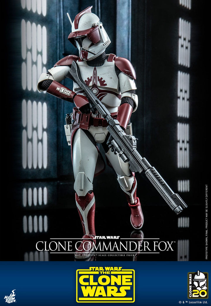 Hot Toys Star Wars The Clone Wars Clone Commander Fox 1/6th Scale Figure