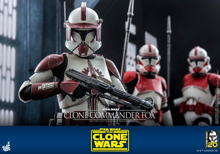 Hot Toys Star Wars The Clone Wars Clone Commander Fox 1/6th Scale Figure