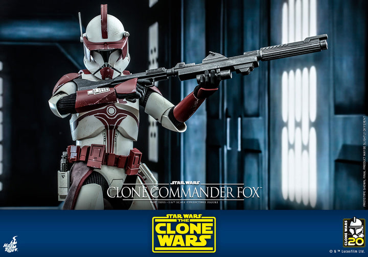 Hot Toys Star Wars The Clone Wars Clone Commander Fox 1/6th Scale Figure