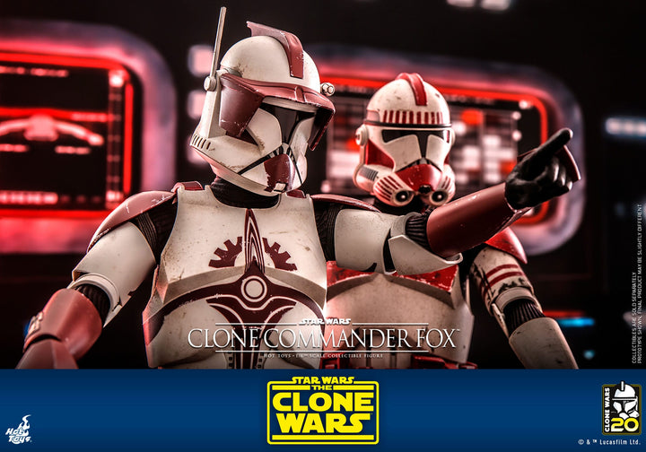 Hot Toys Star Wars The Clone Wars Clone Commander Fox 1/6th Scale Figure