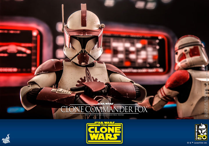 Hot Toys Star Wars The Clone Wars Clone Commander Fox 1/6th Scale Figure