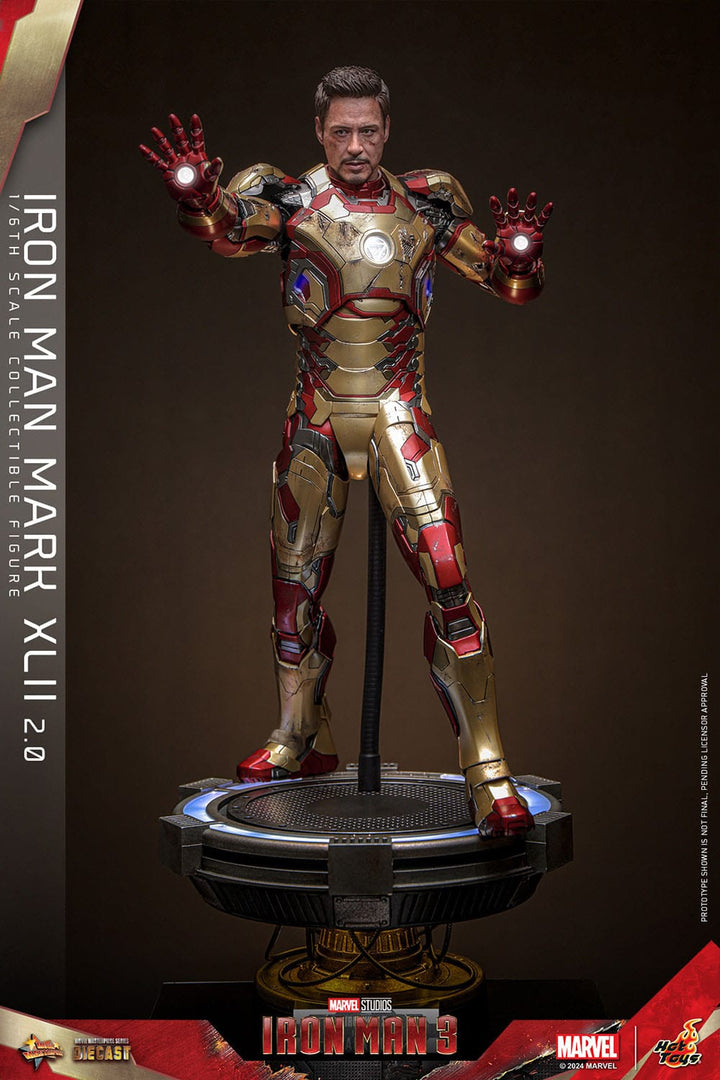 Hot Toys Iron Man 3 Iron Man Mark XLII (2.0) 1/6th Scale Figure