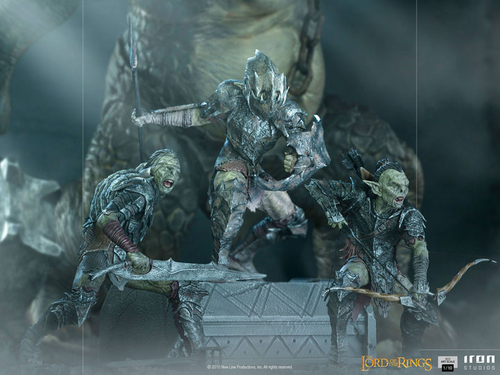Iron Studios The Lord of the Rings Battle Diorama Series Armored Orc 1/10 Scale Statue