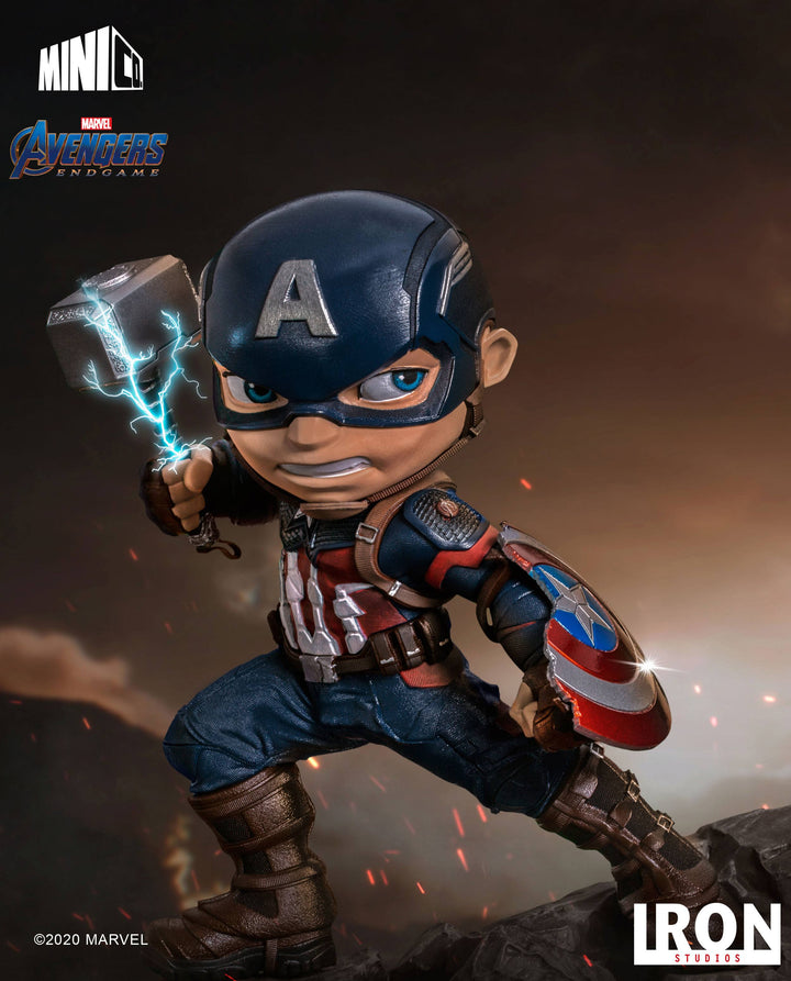 Iron Studios Marvel Avengers Endgame Captain America MiniCo Figure