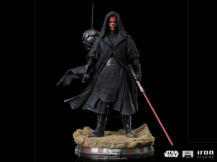 Iron Studios 1/4 Legacy Art Scale Statue Star Wars Episode I The Phantom Menace Darth Maul, Infinity Collectables , Uncategorized