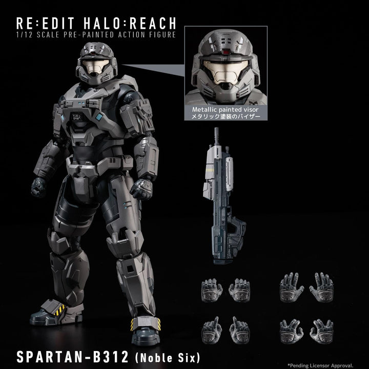 Halo Reach Spartan B312 (Noble Six) 1/12 Scale PX Previews Exclusive Action Figure