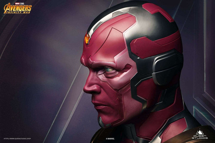 Queen Studios Marvel Avengers Life Size Vision Bust