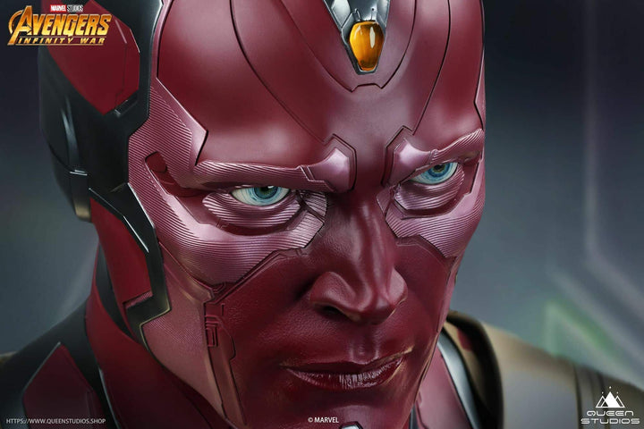 Queen Studios Marvel Avengers Life Size Vision Bust