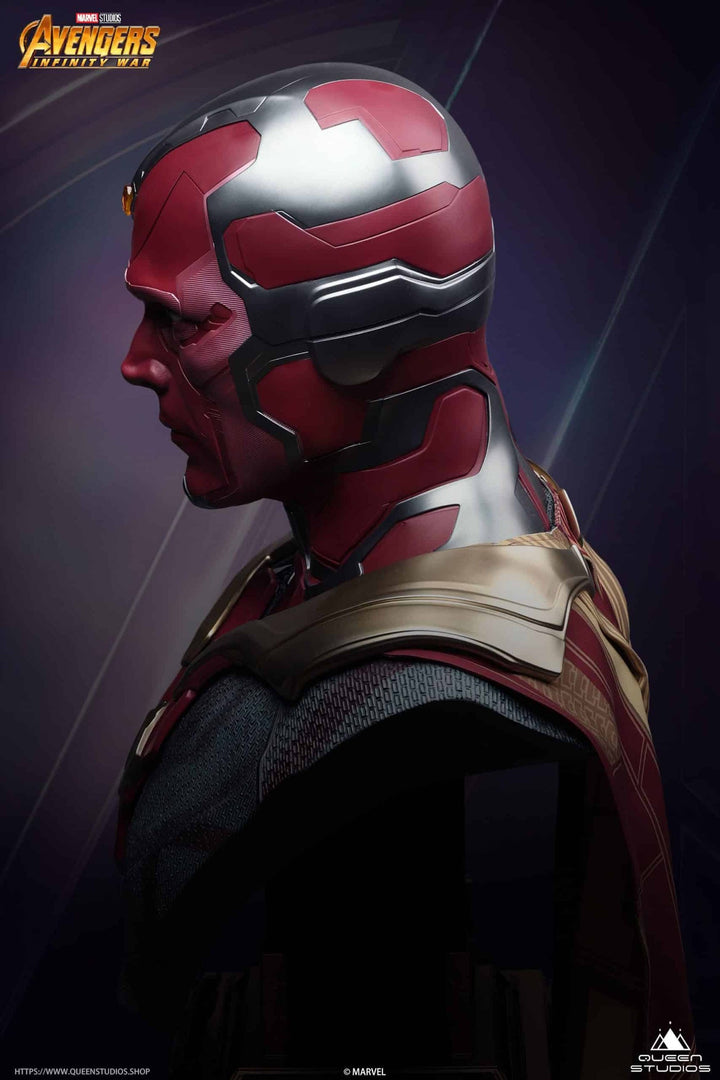 Queen Studios Marvel Avengers Life Size Vision Bust