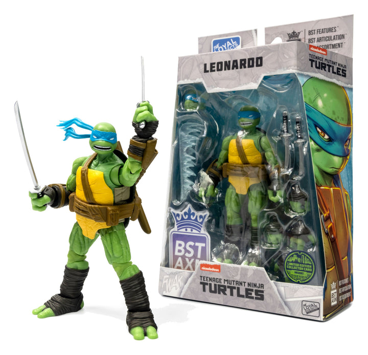 Teenage Mutant Ninja Turtles BST AXN Comic Heroes Leonardo Action Figure : PRE-ORDER ETA MAY