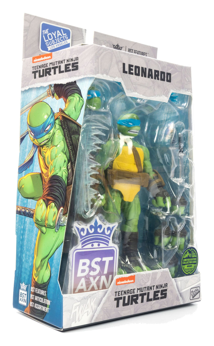 Teenage Mutant Ninja Turtles BST AXN Comic Heroes Leonardo Action Figure : PRE-ORDER ETA MAY