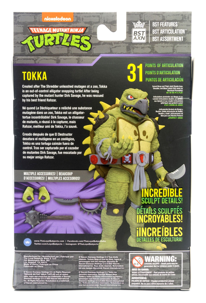 Teenage Mutant Ninja Turtles BST AXN Tokka Action Figure