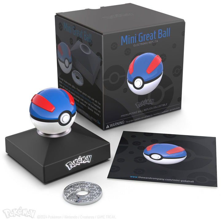 The Wand Company Pokémon Diecast Mini Great Ball Replica