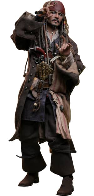 Hot Toys Pirates of the Caribbean Dead Men Tell No Tales Captain Jack Sparrow 1/6th Scale Figure
