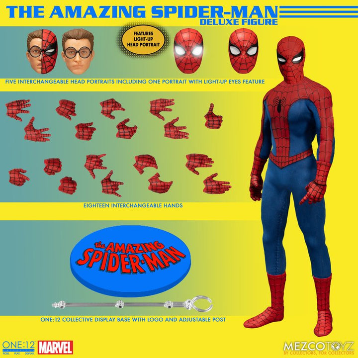 Mezco Marvel One:12 Collective Amazing Spider-Man Deluxe Edition Action Figure
