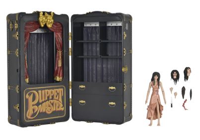 NECA Puppet Master Action Figure Set Leech Woman and Toulons Puppet Case