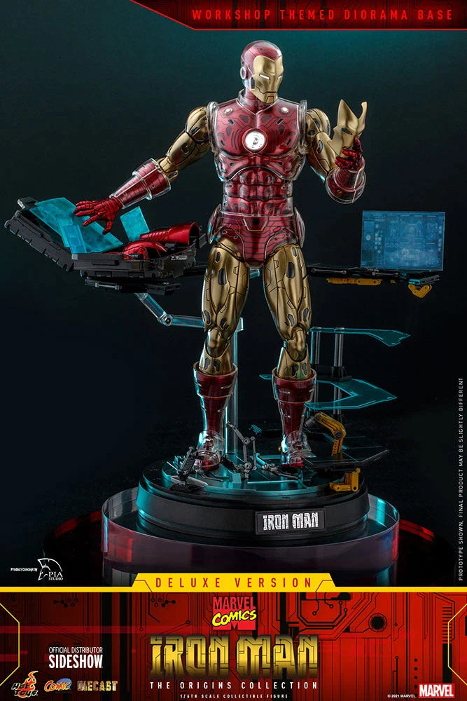 Hot Toys Marvel Comics The Origin Collection Deluxe Iron Man 1/6th Scale Figure