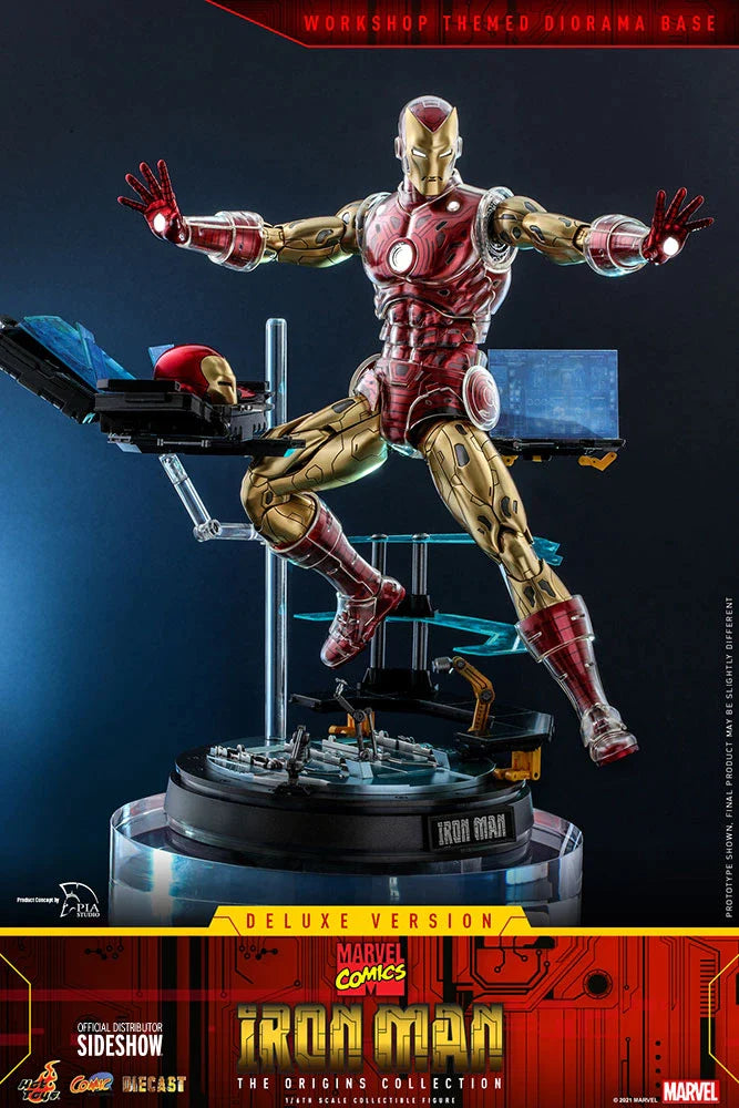 Hot Toys Marvel Comics The Origin Collection Deluxe Iron Man 1/6th Scale Figure
