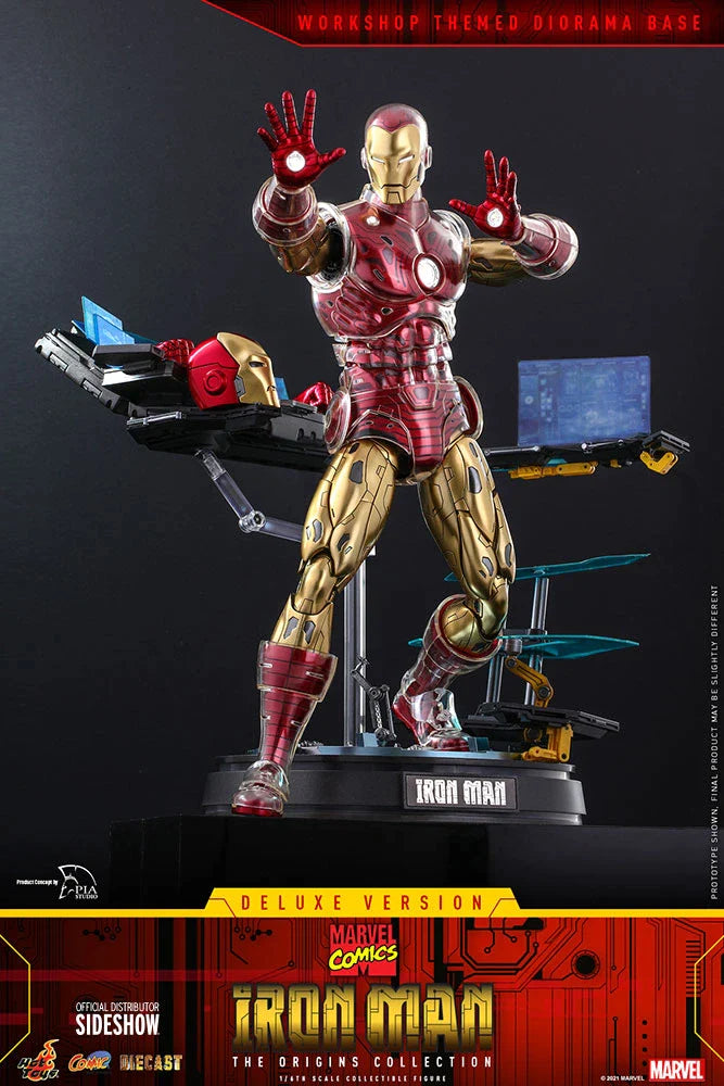 Hot Toys Marvel Comics The Origin Collection Deluxe Iron Man 1/6th Scale Figure