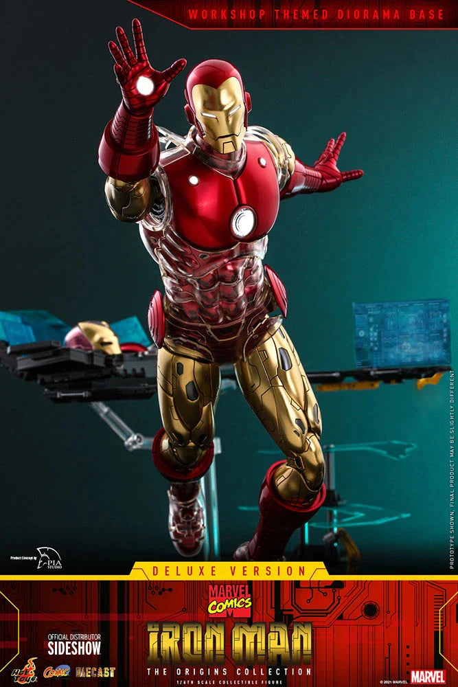 Hot Toys Marvel Comics The Origin Collection Deluxe Iron Man 1/6th Scale Figure