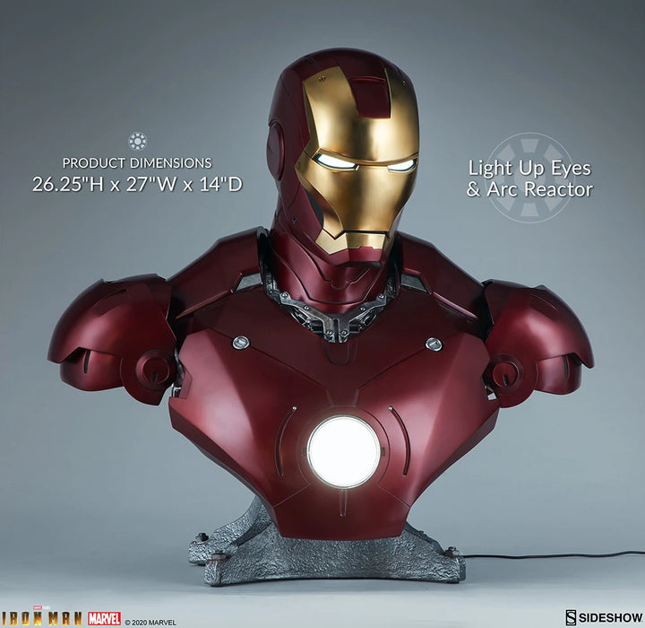 Sideshow Marvel Iron Man Life-Size Bust Iron Man Mark III