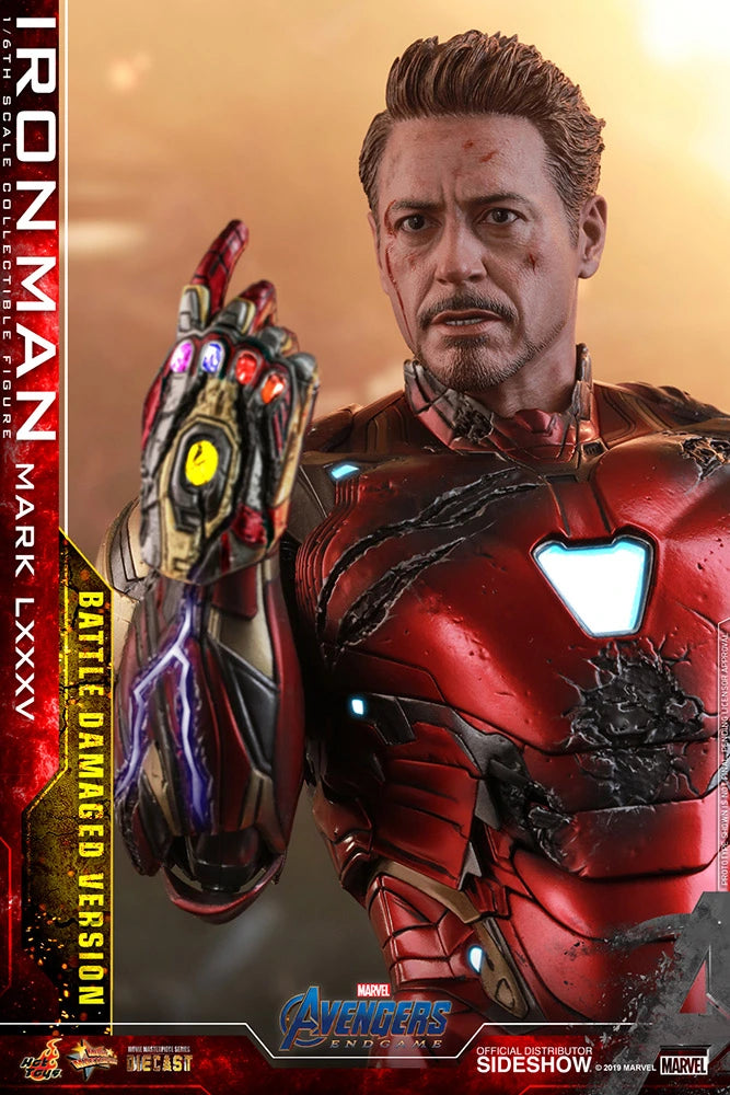 Hot Toys Avengers Endgame Iron Man Mark LXXXV (Battle Damaged Version) 1/6th Scale Figure